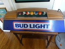 Lampe de billard billard vintage années 80 Bud Light - 40x14x12"