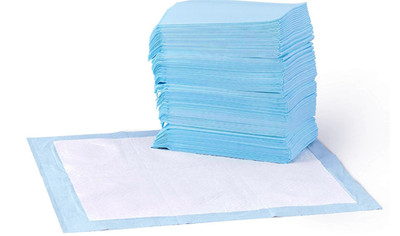 Amazon Basics Dog and Puppy Pee Pads,5-Layer Leak-Proof-Regular(22x22''),50 Count