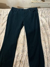 Sonoma Goods For Life Skinny Dark Blue Denim Jeans Solid 5-Pocket Button Zip