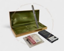 Penna Parker 75 Ciselè stilografica argento 925 oro 14K 585 fountain pen Ciselee