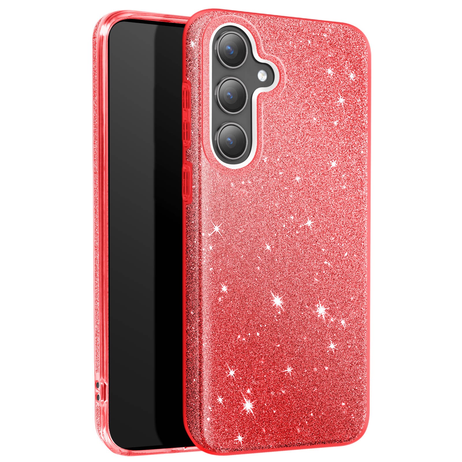Coque scintillante S24 Plus anti-rayures : fini les téléphones brisés