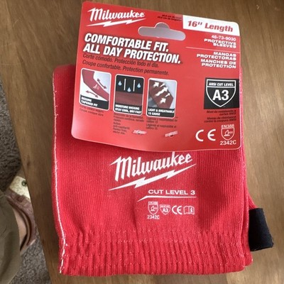 Milwaukee Protective Sleeves 16 in ANSI Cut Level A3 Cut Level 3, 48-73-9030