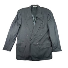 Vintage Hugo Boss "Al Capone" Blazer Mens 40R Made In Swiss  Double Breasted