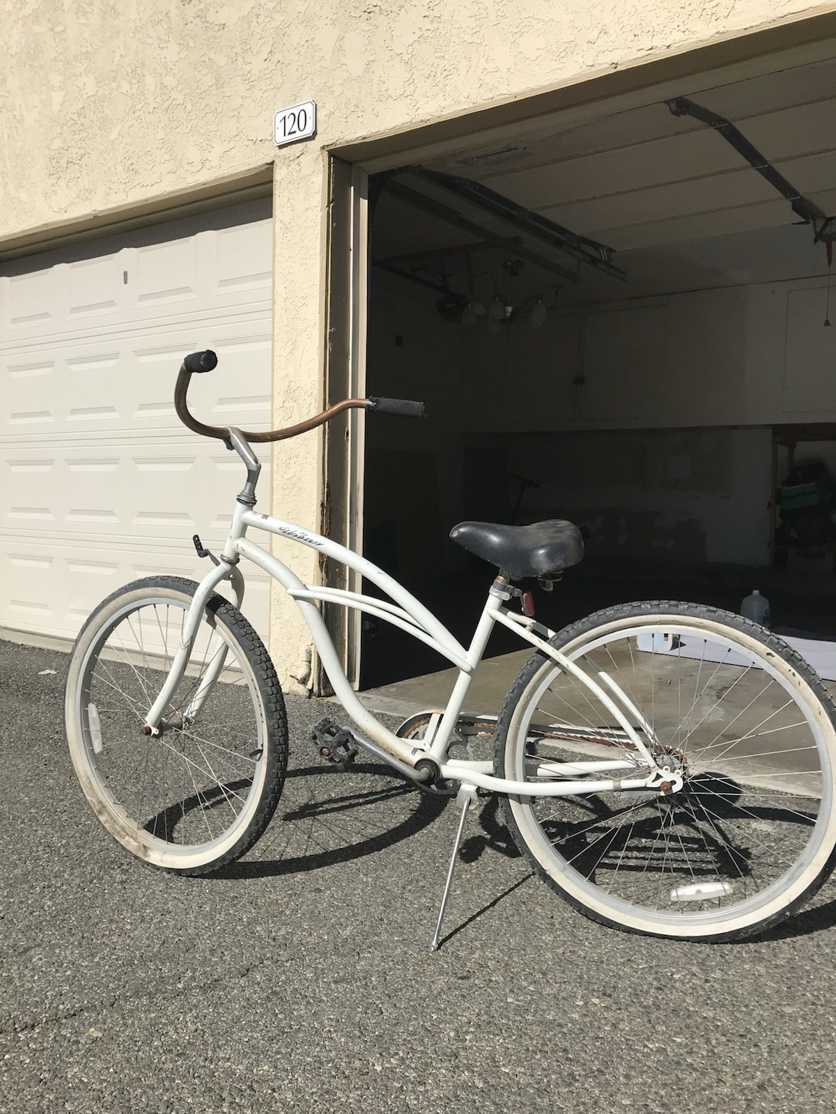 Sixthreezero Broadway Cruiser Bike White 26in Single Speed C
