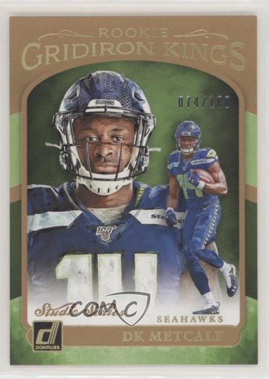 2019 Panini Donruss Rookie Gridiron Kings Studio Series /100 DK Metcalf RC 03rx