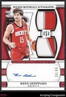 2024-25 National Treasures Dual Reed Sheppard 30/99 ROOKIE PATCH AUTO RC RPA