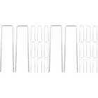 100 pcs 6 inch 11 Gauge Anti-Rust Heavy Duty Galvanized Professional Metal Sod