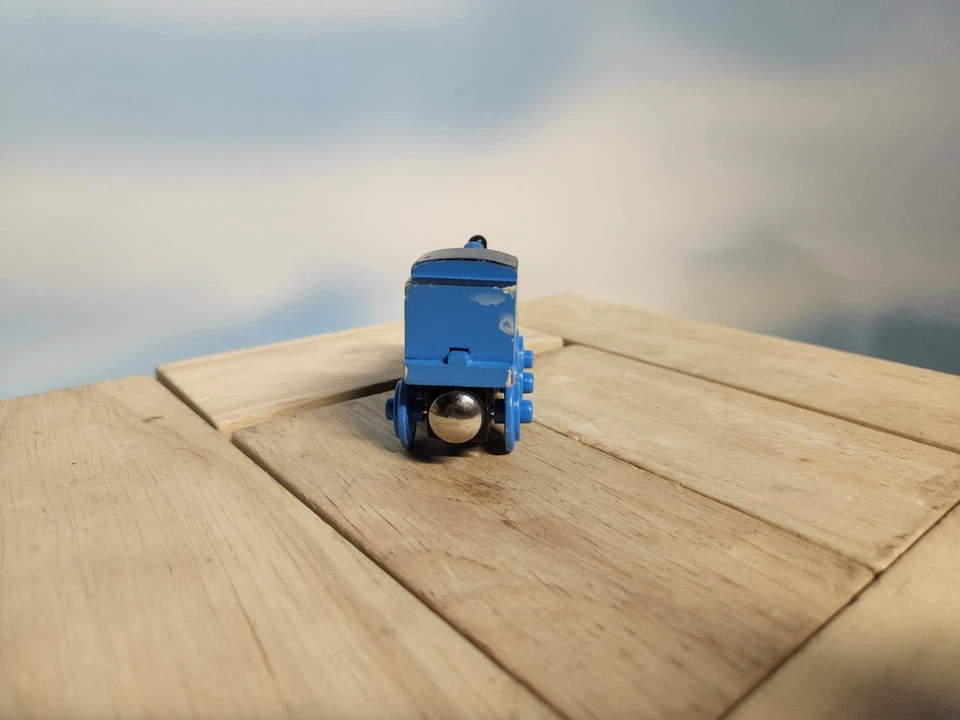 ¡VINTAGE! Thomas & Friends Thomas Él mismo Thomas curva de aprendizaje de madera 1996 Foto 4 de 4