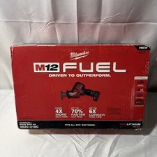 Milwaukee 2520-21XC M12 Lithium Ion Cordless Fuel Hackzall Reciprocating Saw Kit