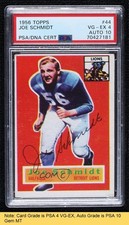 PSA/DNA 1956 Topps Joe Schmidt PSA/DNA Authentic Card & Auto Rookie RC READ 02kp. rookie card picture