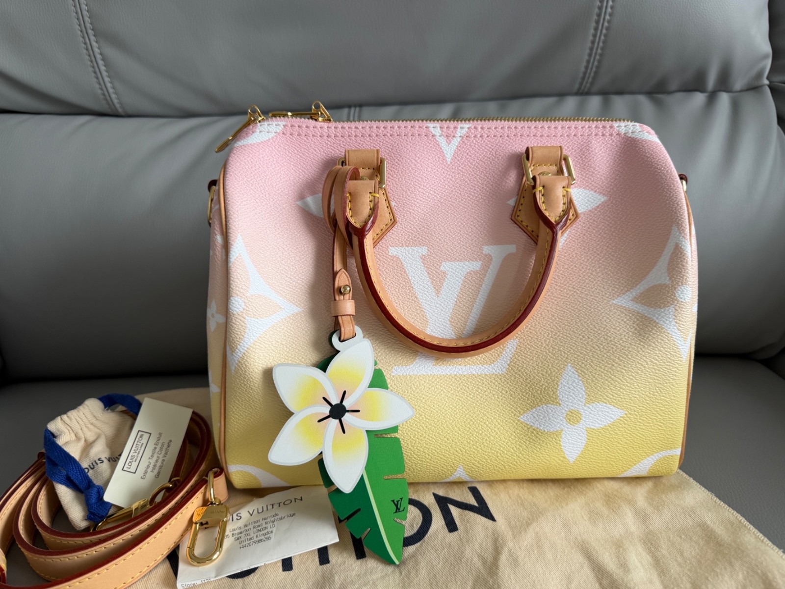 Louis Vuitton Limited Edition Speedy Bandoulière 25 Bag