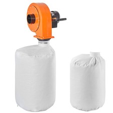 Uimoso 1 HP Wall-Mounted Dust Collector, 560 CFM for Woodworking Applications