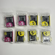 Lot of 8 Genuine Epson 69 Ink Cartridges Sealed 3 Magenta T0693 5 Yellow T0694