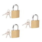 3 STÜCKE IREN KERN Keyed Vorhängeschloss Verdicken Verstärkung im Freien