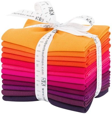 Kona Cotton Solids Birds Of Paradise 12 Fat Quarters Robert Kaufman Fabrics