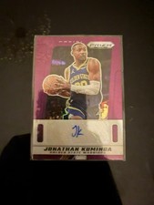 2024-25 Panini Prizm Deca - Signatures Jonathan Kuminga Purple Prizm /49