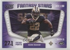 2018 Score Fantasy Stars Mark Ingram #20 1u6