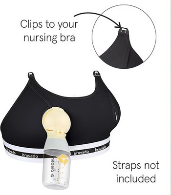 BRAVADO DESIGNS BASICS BY BRAVADO HANDS FREE PUMPING BRA, COMFORTABLE, -  BLACK