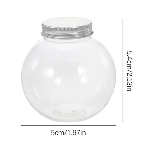 24 Pcs Christmas Candy Jar Juice Bottles Storage Clear Container - Picture 3 of 8