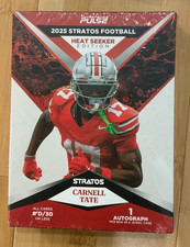 2025 PULSE STRATOS FOOTBALL HEAT SEEKER EDITION FACTORY SEALED HOBBY BOX