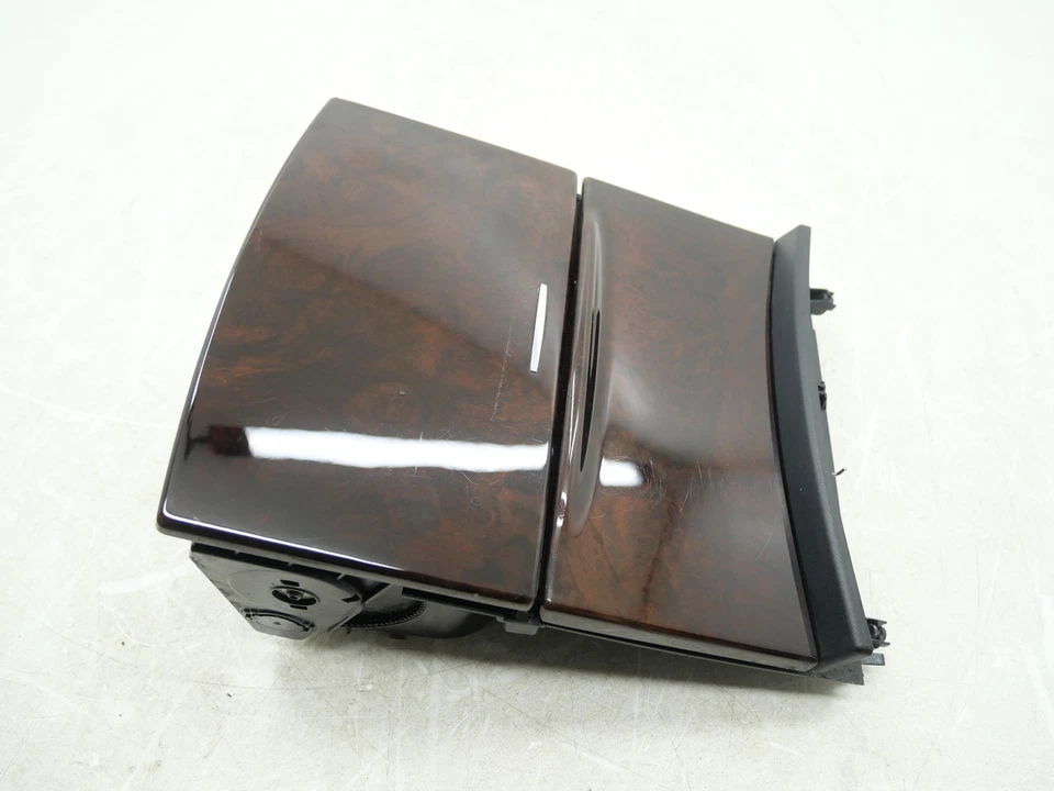Consola central delantera usada portavasos almacenamiento madera 2007-2013 Mercedes S550 OEM Foto 4 de 4