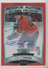 2019 O-Pee-Chee Platinum Rookie Autos Red Prism 33/50 Max Jones #R-MJ Auto 1io
