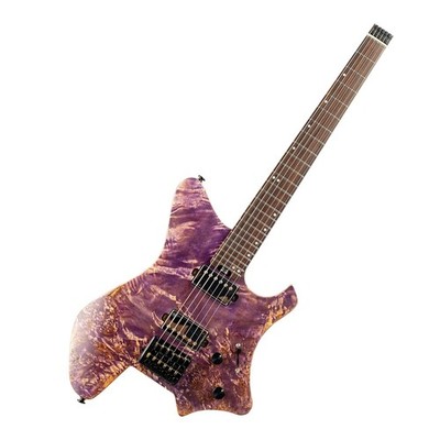 EART Headless Electric Guitar GW2 fixed Bridge for 6 String Travel Guitar, St...