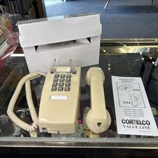 Cortelco 255444-VBA-20M Basic Wall Phone, Ash, Single Line, Corded - NEW