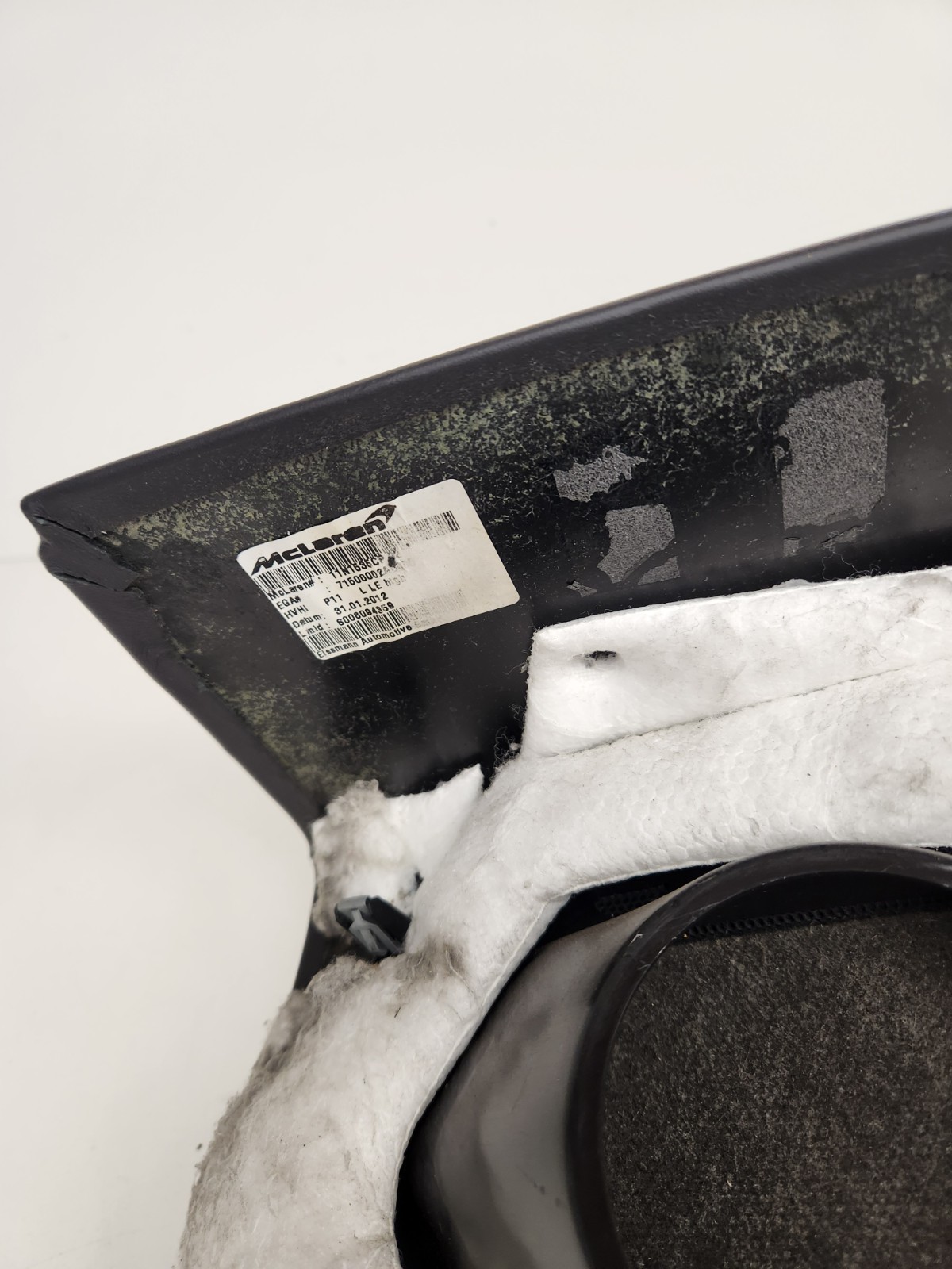 McLaren MP4-12C 2012-2014 Rear Left Rear window cover P/N 11N1535CP02