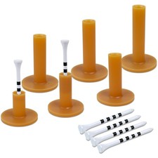 Premium Rubber Golf Tees for Mats Golf Tee Holder for Driving Range Simulator...