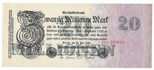 Germany 20 Millionen - Million Mark, 1923, P-97a, UNC
