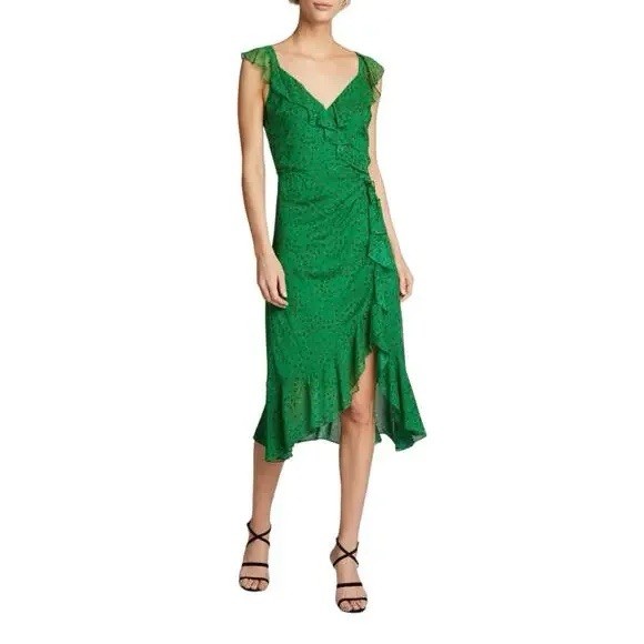 green veronica beard dress Veronica Beard Amber Dress Green Multi main image 1