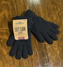 Northeast Outfitters Youth Cozy Cabin Gloves Black One Size NWT Winter Warm New