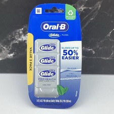 ORIGINAL VERSION Oral-B Glide Pro-Health Deep Clean Floss Cool Mint 3 pack