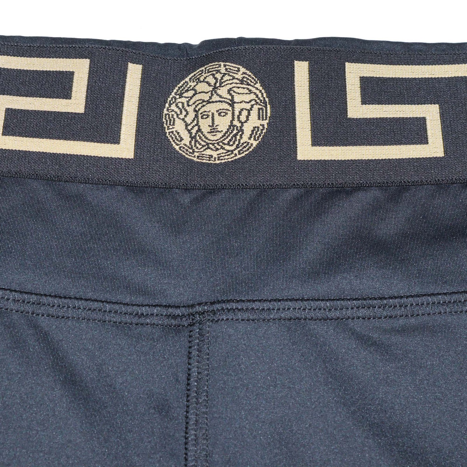 Versace Black Polyamide Greca Border Waistband Tr… - image 3