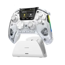 ManbaOne Interactive Screen Wireless Gaming Controller for PC/Switch/(White)
