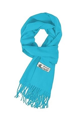 Glory Max Unisex Plain Solid Color Winter Scarf Cashmere Feel Soft Classic Teal