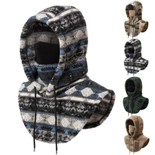 Winter Balaclava Ski Mask Fleece Hood Hat Warm Face Cover for Cold Weather Gear