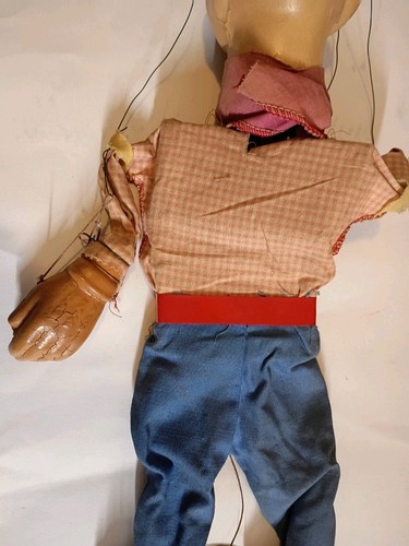 Vintage 1950s Peter Puppet Playthings Howdy Doody Marionette Doll Toy In Box - Picture 13 of 14