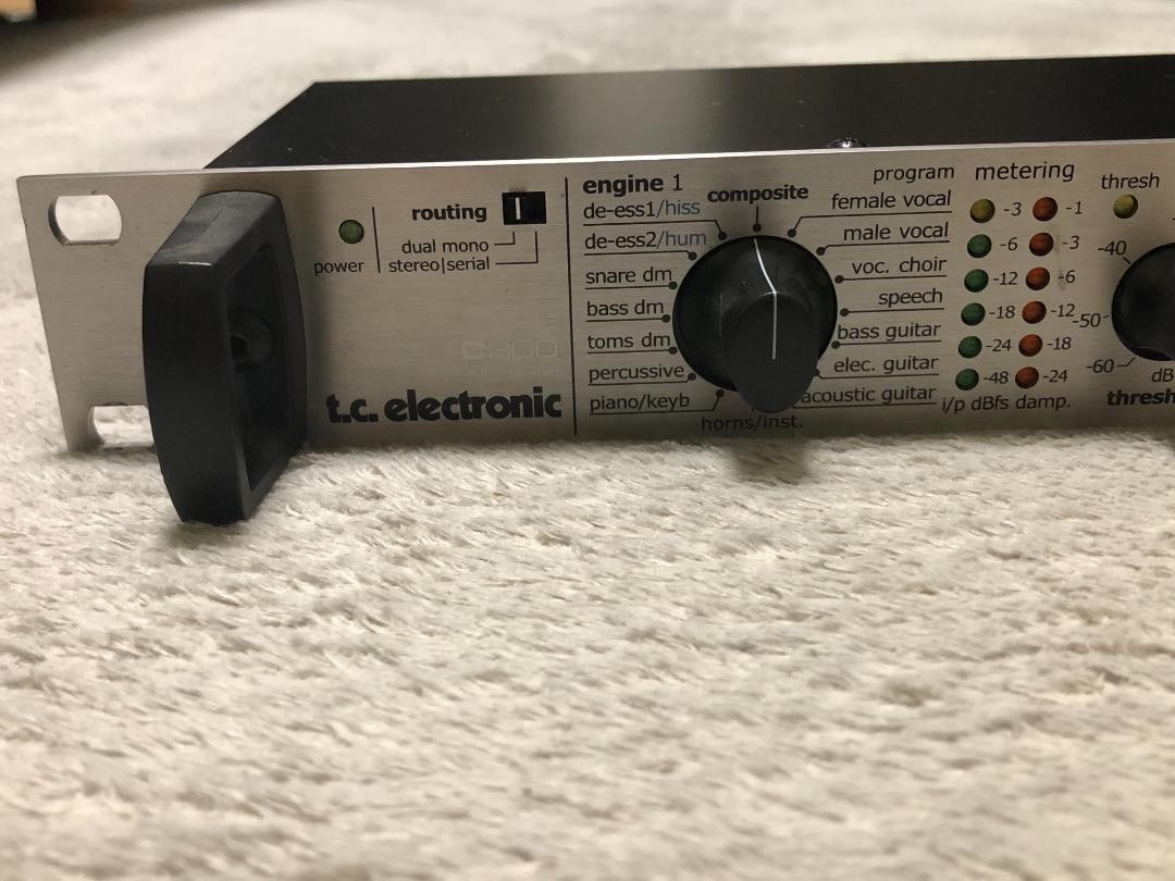 Tc Electronic C300 Dual Stereo Gate Compressor Used Stereo