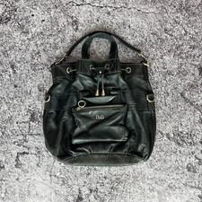 Dolce & Gabbana Raquel Bag Leather Made in Italy Black