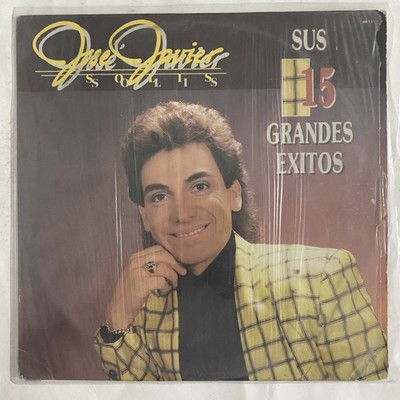 JOSE JAVIER SOLIS - SUS 15 GRANDES EXITOS - 1990 MEXICAN LP, LATIN POP