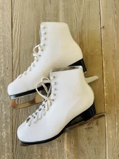 Vtg Glacier By Jackson Womens Ice Skates Size 11 Style 160 10 Made in Canada EUC