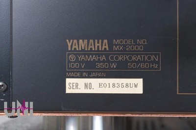 Yamaha MX-2000 Stereo Power Amplifier in Excellent Condition | eBay