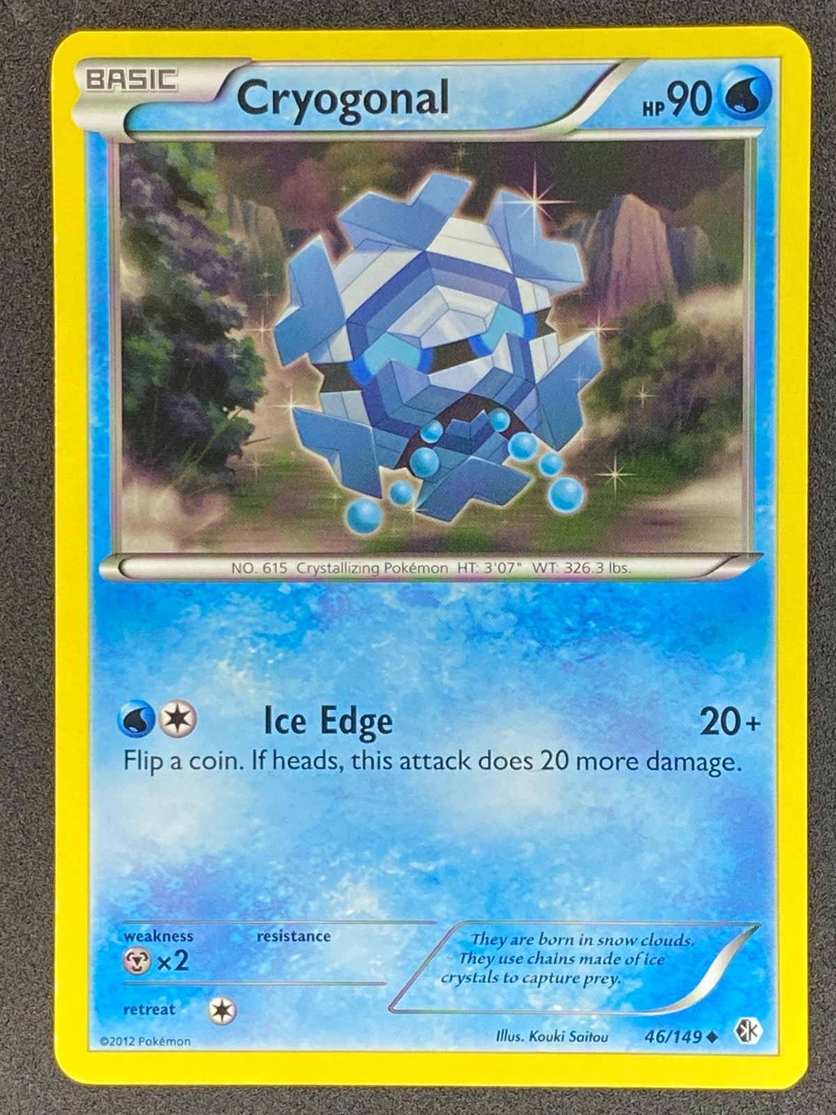 Pokémon Cryogonal 46/149 BCR Boundaries Crossed LP/NM