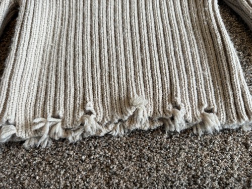 Zara Girls 9-10 Nuetral Sweater Lot Winter - Picture 3 of 9