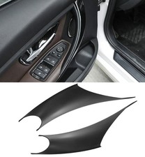 2pcs Black Interior Door Handle Cover Pull Trim For Bmw 3 4 Series Matte Black 2pcs Black Interior Door Handle Cover Pull Trim For Bmw 3 4 Series Matte Black