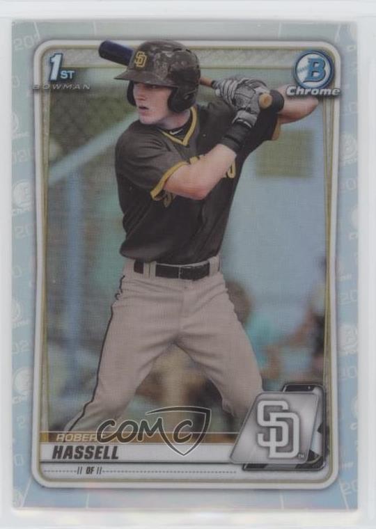 2020 Bowman Draft Chrome Refractor Robert Hassell III Robert Hassell #BD-39 12g7