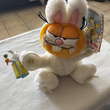 Dakin Garfield Plush Stuffed Animal Stuck On You Bunny Suction Cups