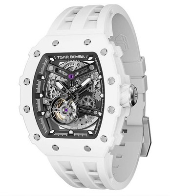Tsar Bomba TB8208C-07 Mens Watch Elemental Ceramic Automatic 44mm 5ATM